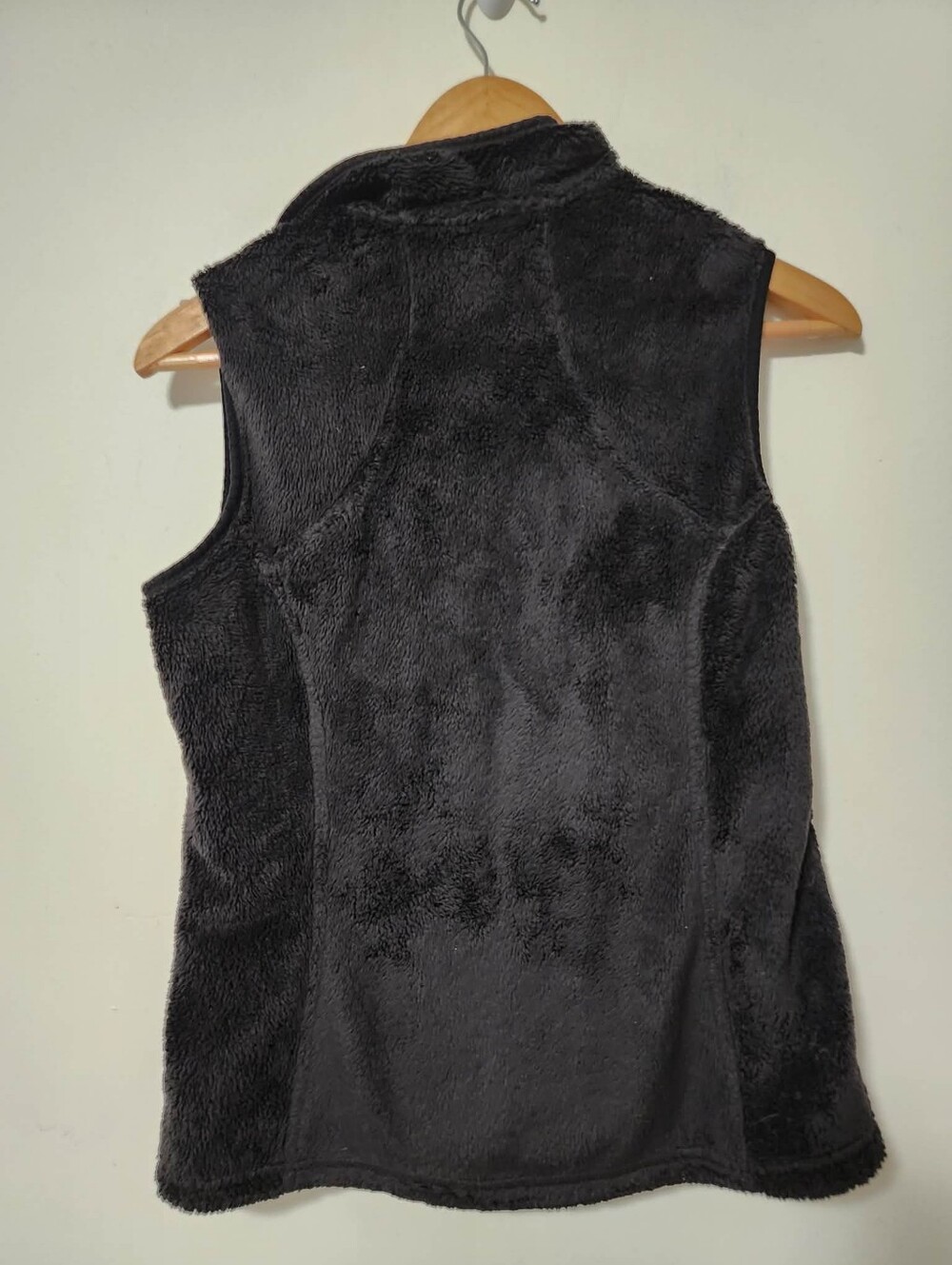The North Face Women's Black Fleece Vest with Stand Collar - Picture 3 of 4